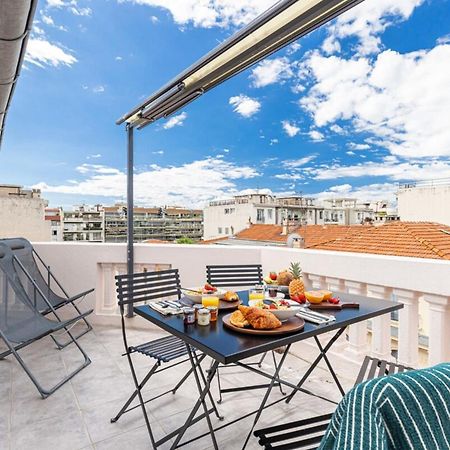 Spitalieri 2 - Superb Terrace Panoramic View Ac Apartment Nice Luaran gambar